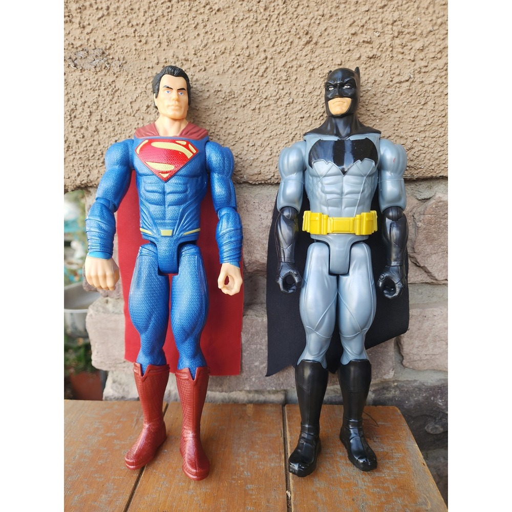 2015 Mattel DC Comics 12" Batman & Superman Action Figure Lot